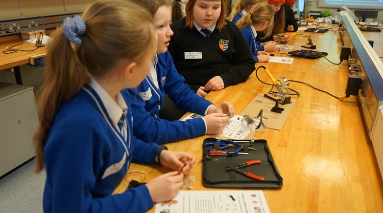 Browney pupils visit Teesdale School